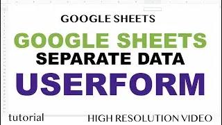Google Sheets Userform - Data & Form in Separate Spreadsheets