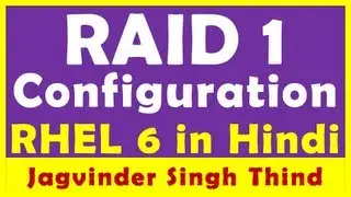 ✅ How to configure RAID 1 in RedHat Enterprise Linux 6 (RHEL6) in Hindi
