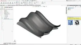 Solidworks Surfacing - Sweep Surface |Design Hub|Solidworks Surfacing Tutorials |