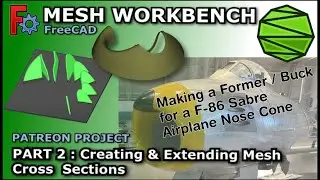 FreeCAD: Create Formers From 3D Scans | #2 - Creating Cross Sections and Export - Aircraft Nose Cone
