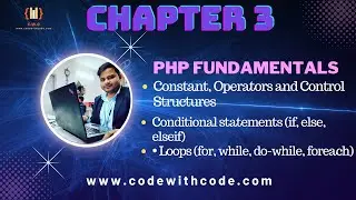 ✅ PHP Tutorial For Beginners Chapter 3 in Hindi  |  Code With Code