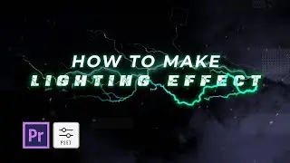 Free Presets Lighting Text Effect For Premiere Pro