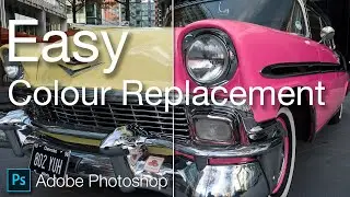 Easy Way to Replace a Colour in Photoshop