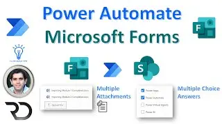 Power Automate Microsoft Forms Connector tutorial with Attachments