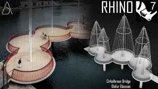 Circle Bridge Olafur Eliasson - Rhino Architecture Tutorial