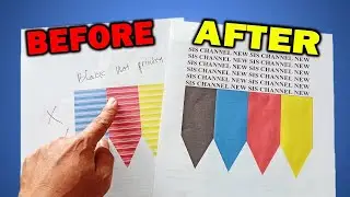 SOLVED! Epson Colour print problem | Black ink not printing on Epson L3250, L3210, L3110, Etc.