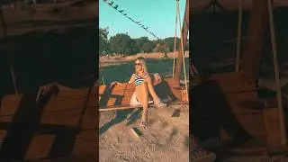 🔞 It's good on the swing @teanacosmo #swing #girl #blonde #model