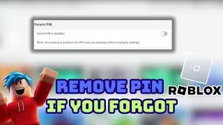 How to  actually remove Roblox pin if you forgot it  on Mobile or pc (Reset Pin in Roblox)