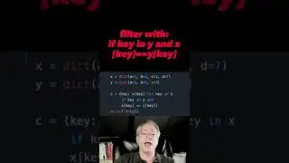 Find key/value matches between 2 Python dictionaries #python #shorts