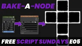 Bake Any Node in Blender + Free Addon| Free Script Sundays E05 | Bake-A-Node | Free Blender Addon