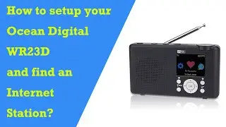 How to setup language or Wi-Fi for your ocean digital WR23D and find an Internet station on Skytune?