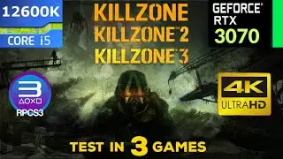 RPCS3 Emulator Test in 3 Killzone Games 4K | i5 12600K + RTX 3070