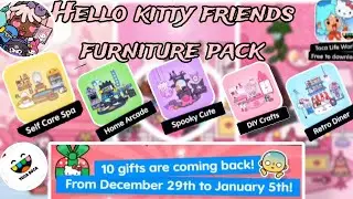 Hello kitty friends furniture pack Toca Boca 2024 |furniture pack Toca Boca | furniture pack |