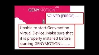 fixed [error] Genymotion error unable to load virtualbox [2016 edition]