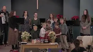 «Звездочки ярко сияли» - Рождественская детская песня - г. Ванкувер, Канада, Церковь «Вестлинн»