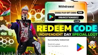 Free Redeem Code (15 August Special) | Free Redeem Codes | Free Redeem Code App | Google Redeem Code