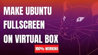 How To Make Ubuntu Full Screen in VirtualBox? [LATEST]