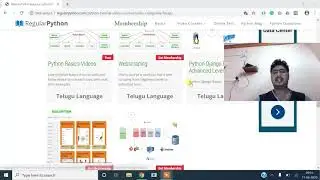 Learn Python, Django, Webscraping with realtime examples in telugu language
