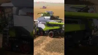 FS22 Class Lexion 8900 harvest soybeans