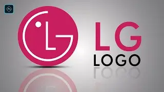 How to make the LG logo in photoshop | LG Logo Beginners | Adobe Photoshop CC Tutorial_[HD]