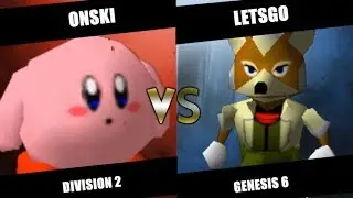 G6 - Onski (Kirby) Vs. LETSGO (Fox) SSB64 Division 2