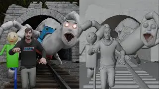 Cursed Thomas - Mr Beast And Baldi (Behind The Scene)