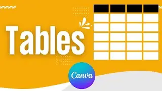 How to create a table in canva