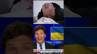 When Ukrainians need support - this man trashes a knife: whitness Tucker Carlson