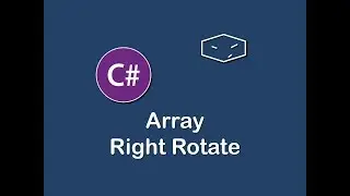 array right rotate in c#