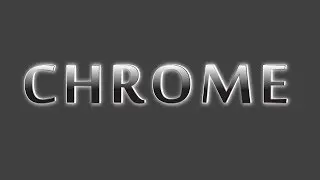 Chrome Text Effects Illustrator Tutorial - Metal Chrome Letters - Dillenium
