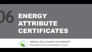 Part 6 - Energy Attribute Certificates