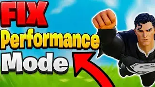 How To FIX PERFORMANCE MODE In Fortnite (Fix Fps Drops, Textures Not loading, and Stutters)!