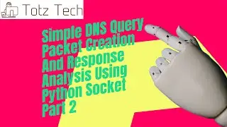 Python - How To Create , Send & Analyze Simple DNS Client, Query Packet And The Response Part 2