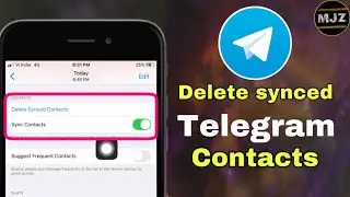 How to Delete Telegram Synced Contacts