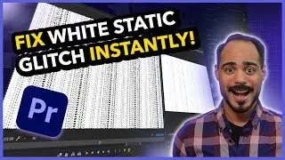 [FIXED] How to Fix the Static White Glitch Screen in SECONDS! (Premier Pro) Minutes