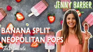 Banana Split Neapolitan Pops I Jenny Barber