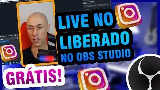 COMO FAZER LIVE NO INSTAGRAM PELO OBS STUDIO (TUTORIAL 2024)