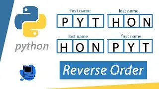 Python program to print name in reverse order