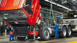 How Czech Republic Builds its Bulletproof Trucks Inside Massive Factory - Production Line