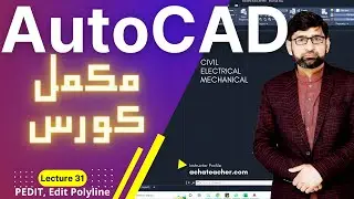 Master Polyline Editing with the PEDIT Command in AutoCAD | Lecture 31