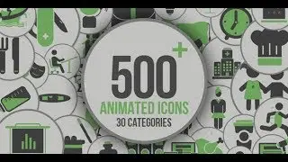 After Effects Template: Animated Icons 500+