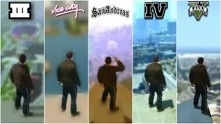 NIKO JUMPS FROM HIGHEST POINT IN ALL GTA GAMES
