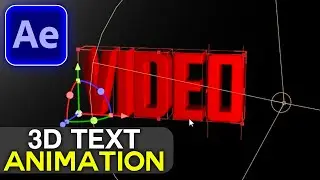 How to Create Smooth Easy 3D Text Animation in After Effects