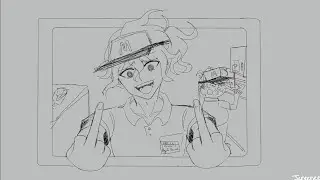 look where you're eating, hajime | komahina animatic/shitpost