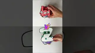 WHO WILL WIN ❓ SPANISH or RUSSIAN Paper Alphabet Lore TOWER 