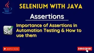 automation testing tutorial for beginners | assertion in selenium webdriver | testng assertions