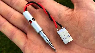 Make SOLDERING IRON Using 12v charger