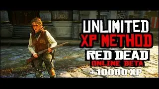 Red Dead Online - *NEW* Unlimited XP Method That Will Get You Max Rank Fast! (RDR2 ONLINE XP GLITCH)