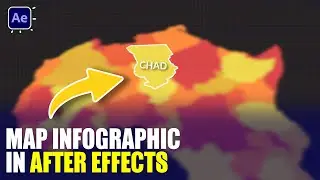 Infographic Map Animation in After Effects Tutorials