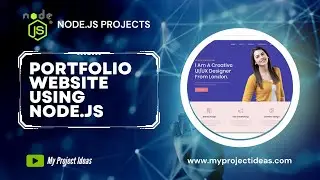 Portfolio Website using Node.js | Node.js Project